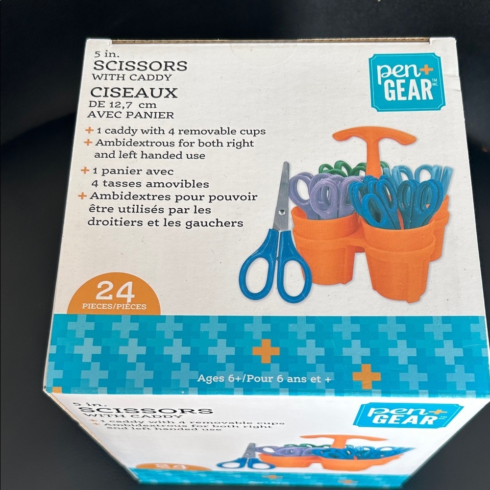 NEW Pen+Gear Caddy With 24 5-inch scissors for kids - Picture 2 of 3